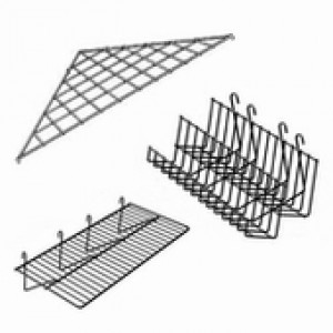 gridwall wire shelves
