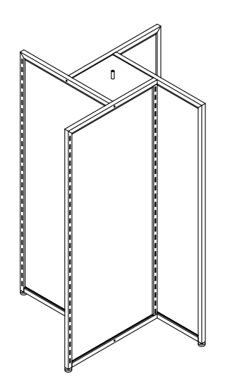 4-way garment rack