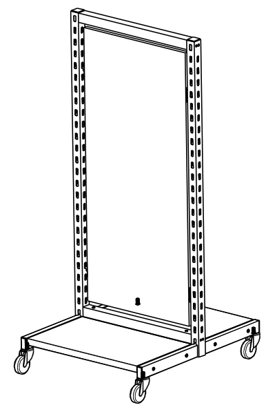 Double Slotted Standard Display Rack