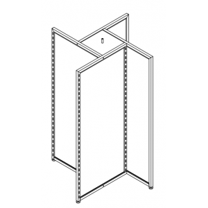 4-way garment rack