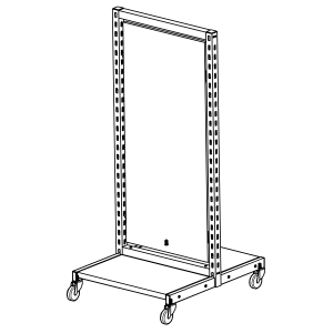 Double Slotted Standard Display Rack